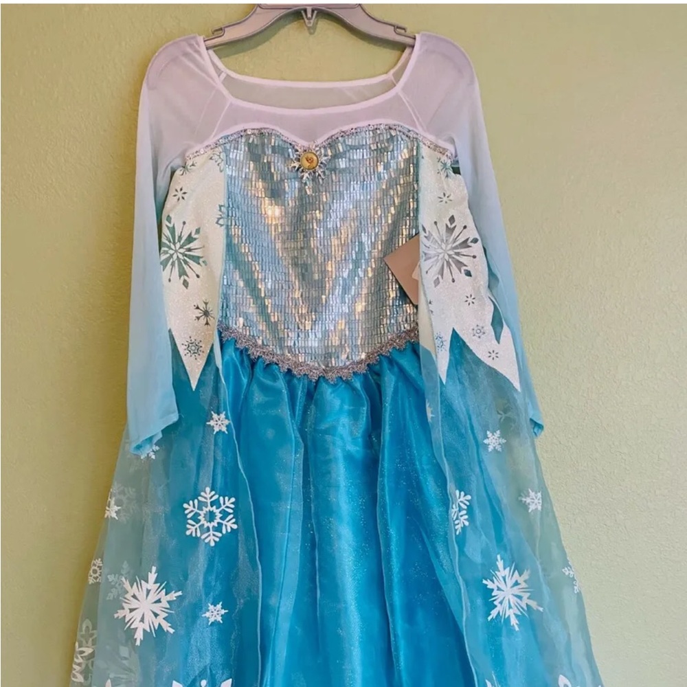 NWT Disney Store Frozen Deluxe Elsa Costume DRESS ORIGINAL FIRST WAVE